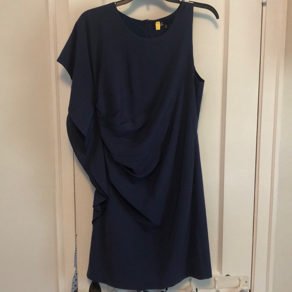 Navy blue mini dress size Medium